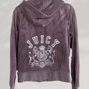 Juicy Couture Velour Tracksuit Zip Hoodie Sweatshirt